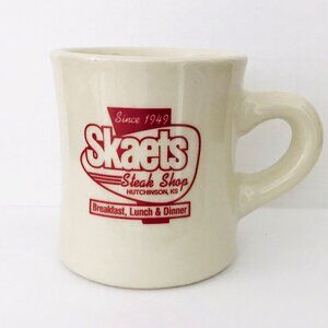 1999 Skaets Steak Shop Hutchinson KS Restaurant Mug 50th Anniversary Coffee Cup